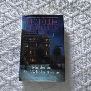 'Murder on St. Nicholas Avenue' Hardcover Victoria Thompson First Edition Print